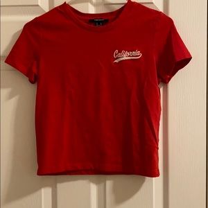 Forever 21 California crop top shirt!